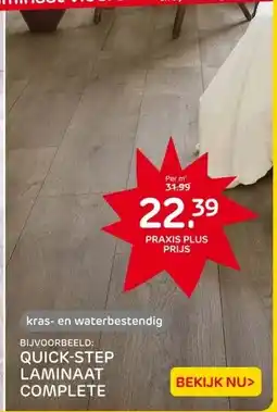 Praxis QUICK-STEP LAMINAAT COMPLETE aanbieding