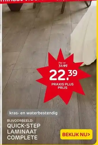 Praxis QUICK-STEP LAMINAAT COMPLETE aanbieding