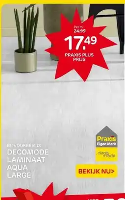 Praxis DECOMODE LAMINAAT AQUA LARGE aanbieding
