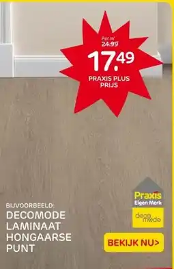 Praxis DECOMODE LAMINAAT HONGAARSE PUNT aanbieding
