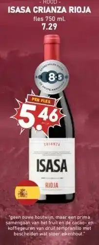 MCD Supermarkt ISASA CRIANZA RIOJA aanbieding