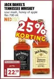 MCD Supermarkt JACK DANIEL'S TENNESSEE WHISKEY aanbieding