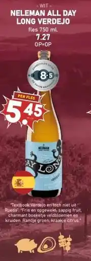 MCD Supermarkt NELEMAN ALL DAY LONG VERDEJO aanbieding