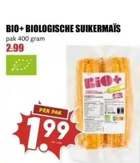 MCD Supermarkt BIO+BIOLOGISCHE SUIKERMAÏS aanbieding