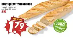 MCD Supermarkt RUSTIQUE WIT STOKBROOD aanbieding