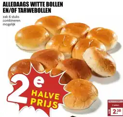 MCD Supermarkt ALLEDAAGS WITTE BOLLEN EN/OF TARWEBOLLEN aanbieding