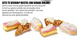 MCD Supermarkt IETS TE VIEREN? BESTEL UW GEBAK ONLINE! aanbieding