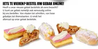 MCD Supermarkt IETS TE VIEREN? BESTEL UW GEBAK ONLINE! aanbieding