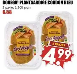 MCD Supermarkt GOVEGA! PLANTAARDIGE CORDON BLEU aanbieding