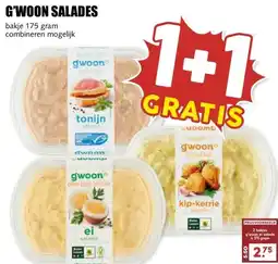 MCD Supermarkt G'WOON SALADES aanbieding