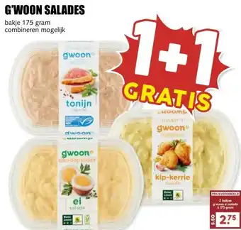 MCD Supermarkt G'WOON SALADES aanbieding