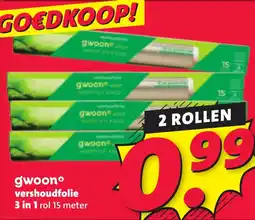 Nettorama Gwoon vershoudfolie aanbieding