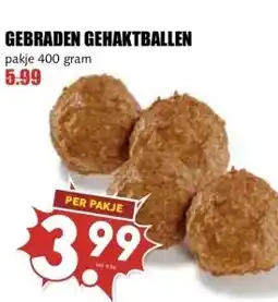 MCD Supermarkt GEBRADEN GEHAKTBALLEN aanbieding
