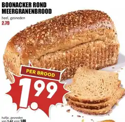 MCD Supermarkt BOONACKER ROND MEERGRANENBROOD aanbieding