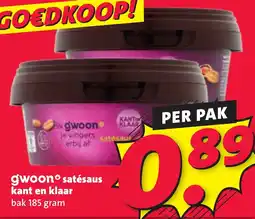 Nettorama Gwoon satésaus kant en klaar aanbieding