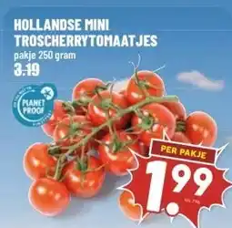 MCD Supermarkt HOLLANDSE MINI TROSCHERRYTOMAATJES aanbieding