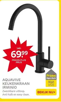 Praxis AQUAVIVE KEUKENKRAAN IRMINIO aanbieding