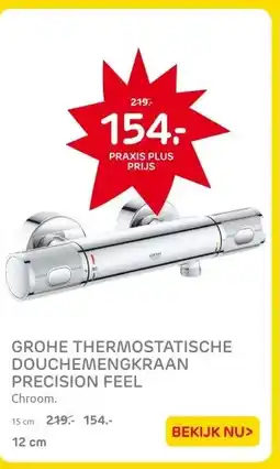 Praxis GROHE THERMOSTATISCHE DOUCHEMENGKRAAN PRECISION FEEL aanbieding