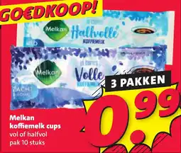 Nettorama Melkan koffiemelk cups aanbieding