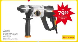 Praxis WORX BOORHAMER WX339 aanbieding