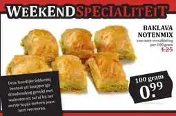 MCD Supermarkt BAKLAVA NOTENMIX aanbieding