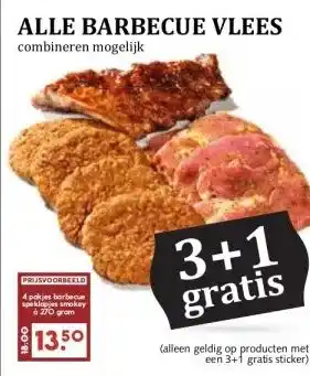 MCD Supermarkt ALLE BARBECUE VLEES aanbieding