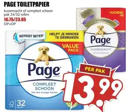 MCD Supermarkt PAGE TOILETPAPIER aanbieding