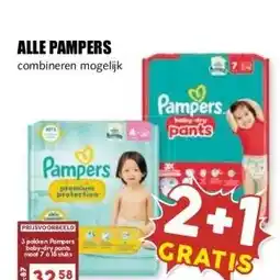 MCD Supermarkt ALLE PAMPERS aanbieding