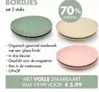 MCD Supermarkt BORDJES aanbieding