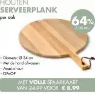 MCD Supermarkt HOUTEN SERVEERPLANK aanbieding