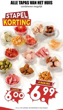 MCD Supermarkt ALLE TAPAS VAN HET HUIS aanbieding