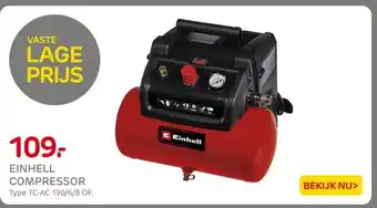 Praxis EINHELL COMPRESSOR aanbieding