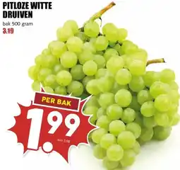 MCD Supermarkt PITLOZE WITTE DRUIVEN aanbieding