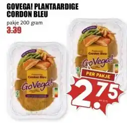 MCD Supermarkt GOVEGA! PLANTAARDIGE CORDON BLEU aanbieding