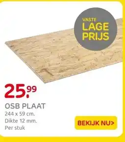 Praxis OSB PLAAT aanbieding