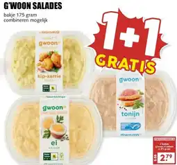 MCD Supermarkt G'WOON SALADES aanbieding