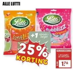 MCD Supermarkt ALLE LUTTI aanbieding