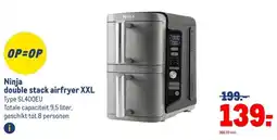 Makro Ninja double stack airfryer XXL aanbieding