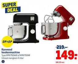 Makro Kenwood keukenmachine aanbieding