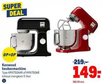 Makro Kenwood keukenmachine aanbieding
