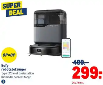 Makro Eufy robotstofzuiger aanbieding
