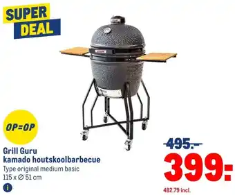 Makro Grill Guru kamado houtskoolbarbecue aanbieding