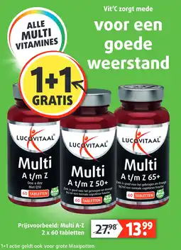 Lucovitaal ALLE MULTI VITAMINES aanbieding