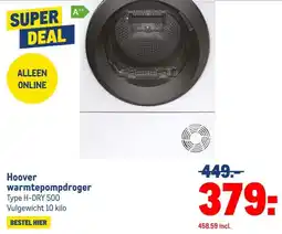 Makro Hoover warmtepompdroger aanbieding
