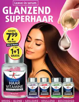 Lucovitaal Leave-in serum GLANZEND SUPERHAAR aanbieding