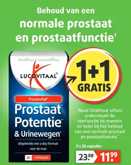 Lucovitaal Prostavital® Prostaat 1* Potentie & Urinewegen™ 2* aanbieding