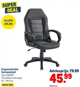 Makro Ergonomische bureaustoel aanbieding