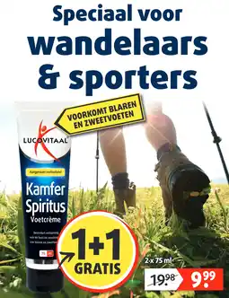 Lucovitaal Kamfer Spiritus Voetcrème aanbieding