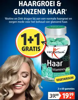 Lucovitaal HAARGROEI & GLANZEND HAAR aanbieding