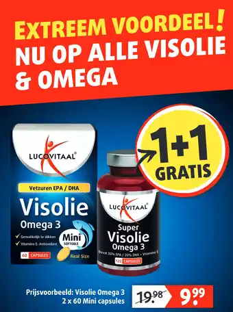 Lucovitaal EXTREEM VOORDEEL! NU OP ALLE VISOLIE & OMEGA aanbieding